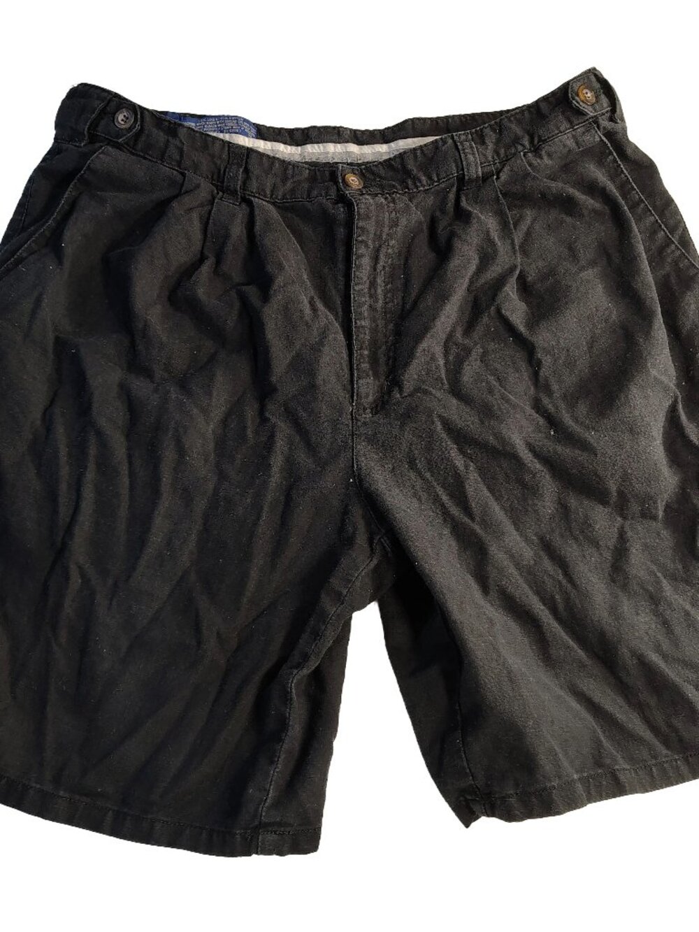 Mens Vintage 90s Black Size 36 Mervyn's Branded Cambridge Classics Cargo Shorts